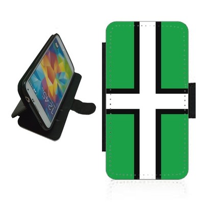 Devon Flagge Design Handy Hülle Flip Wallet für iPhone / Samsung / Pixel County