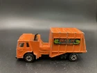 Vintage 1981 Hot Wheels Workhorses #3912 Orange Dept Trash Garbage Truck