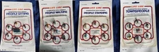 VINTAGE HO SCALE- FIGURES BY LIFE-LIKE PRODUCTS TOWNSPEOPLE - LOT OF 4 PACKAGES