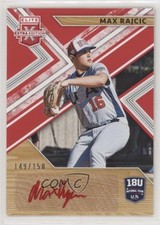 2019 Elite Extra Edition 18U National Team Signatures Red Max Rajcic Auto 9ij