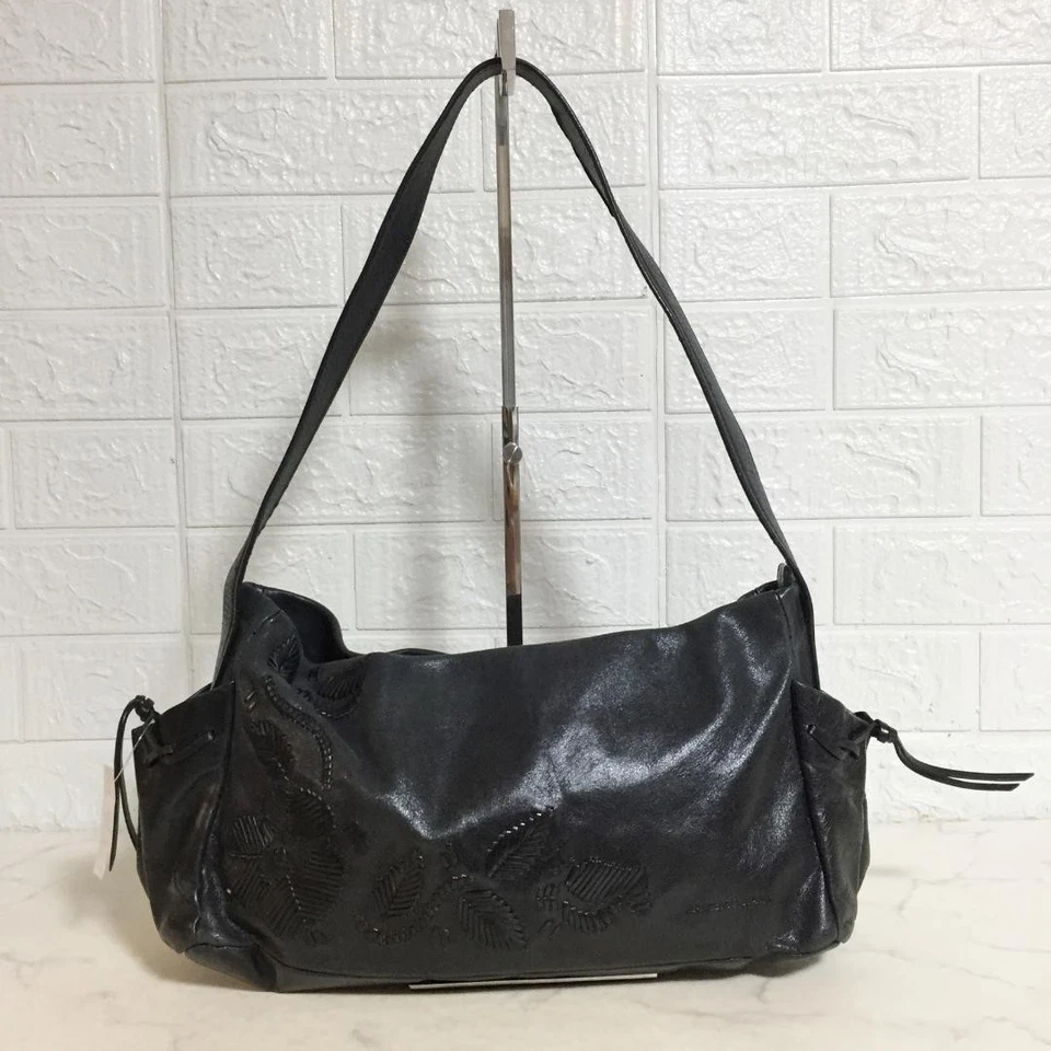 Bolso de Hombro Francesco Biasia de Cuero para Mujer Bandolera Negro Excelente Estado Foto 4 de 4