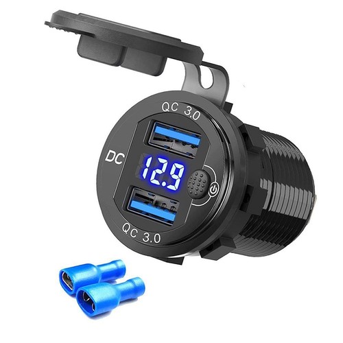 36W USB Car Charger with For QC3 0 and PD Ports for Quick Device Charging - Zdjęcie 6 z 10