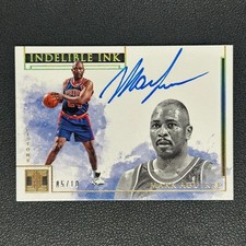 2018 Panini Impeccable Mark Aguirre Indelible Ink Auto Gold /10#Z