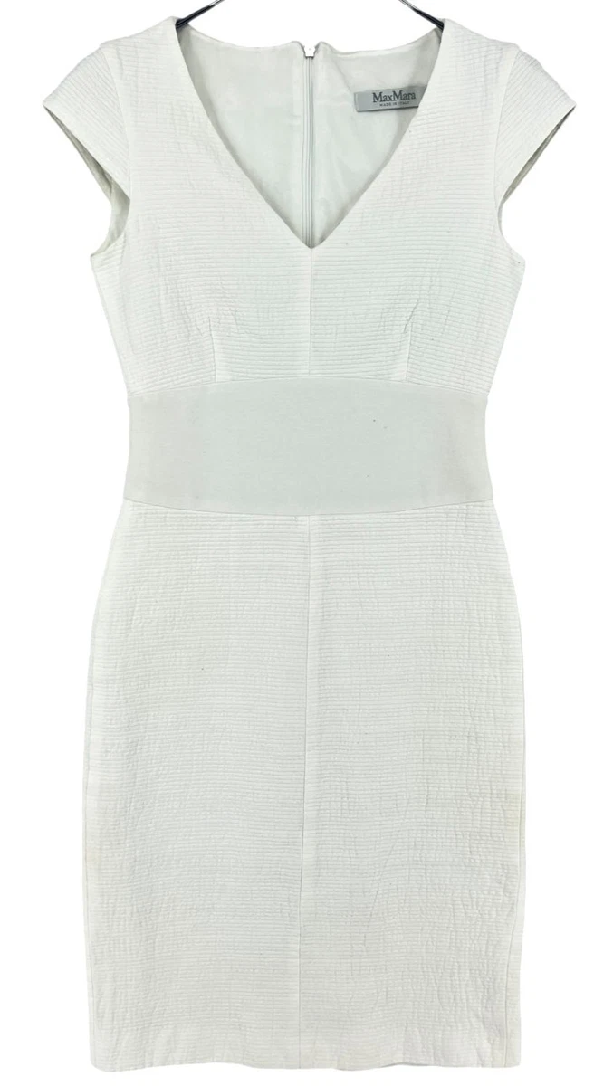 Robe Longue Blanche Dentelle Manches élégante Cérémonie - Modèle CF51849 - Neuf Avec étiquettes