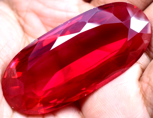 Natural 169.90 Ct Mogok Pink Huge Ruby Sparkling GGL Certified Loose Gemstone - Picture 2 of 12
