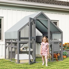 Outdoor Cat Enclosure for Multiple Cats with 2 Platforms, 2 Resting Box