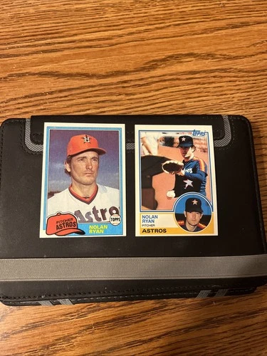 1981 and 1983 Topps Nolan Ryan (2) card lot - NM Condition