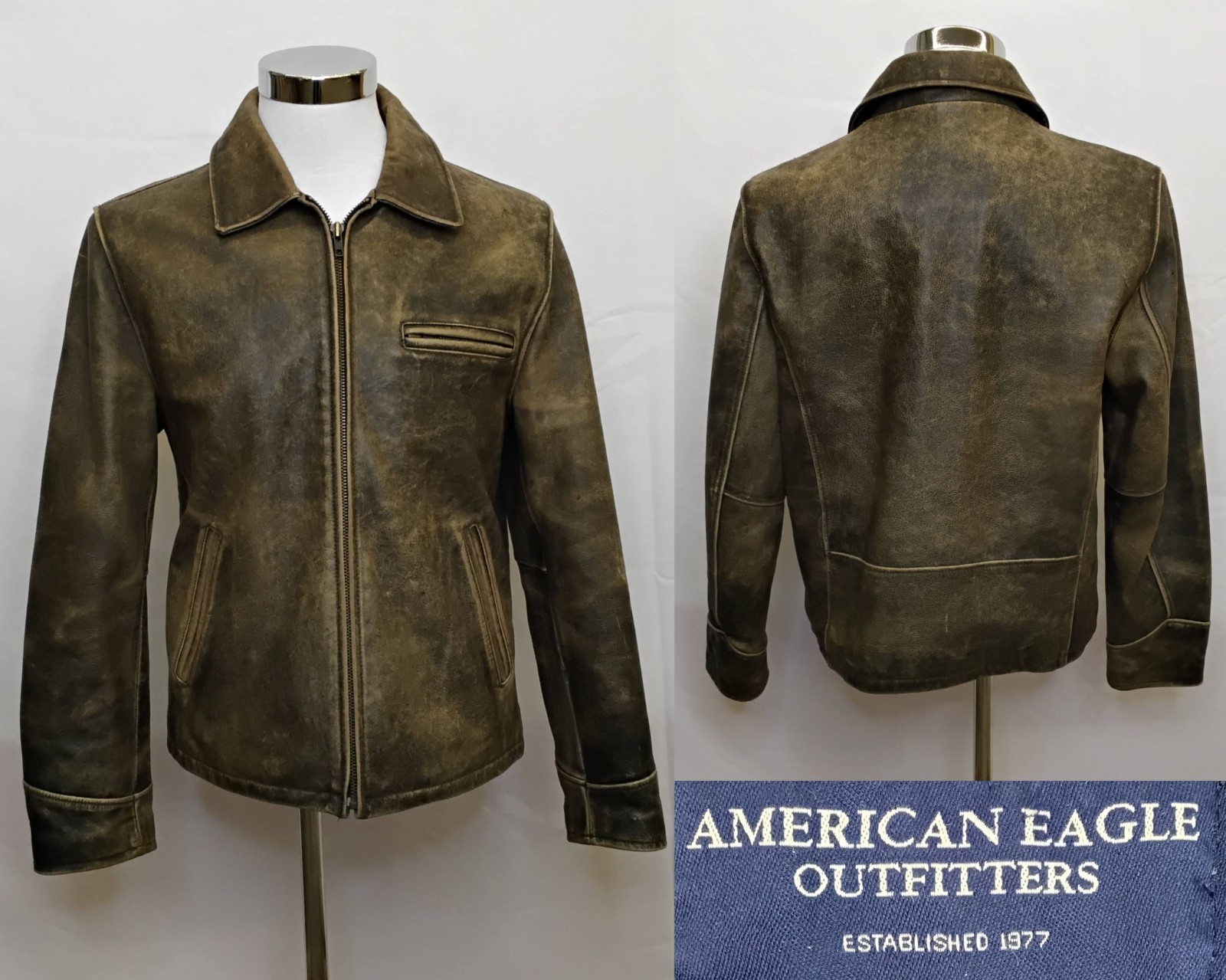 Cool American Eagle Leather Coat Gallery