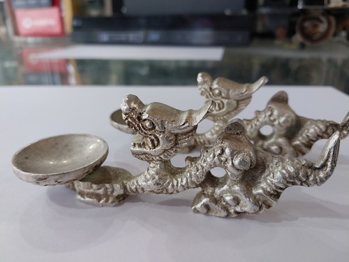 Set of 2 Dragon Chopstick Holder Chinese Utensil Rest !! - Picture 6 of 17
