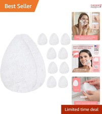 Facial Exfoliating Pads Deep Cleansing Sponges for All Skin Types Pack of 10