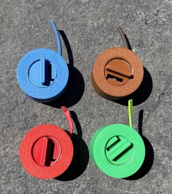 Wiederverwendbare Elektrounternehmer Sleeving 4er Pack 2m Dosierrollen Erde etc.