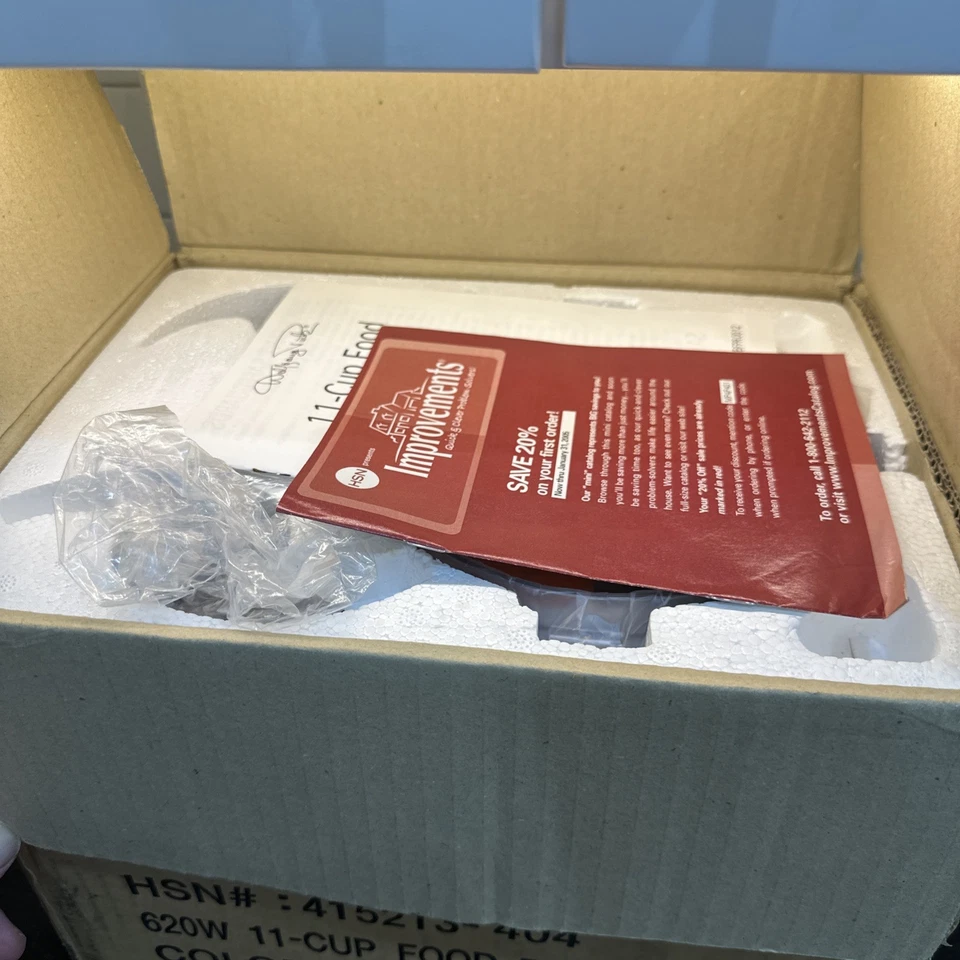 Wolfgang Puck 11 Cup Food Processor In Blue BFPR0012 ~ New In Box ~ HSN Purchase - Image 2 of 4