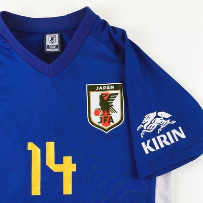 KIRIN x JFA Japan National Soccer Team #14 Junya Ito Shirt Small