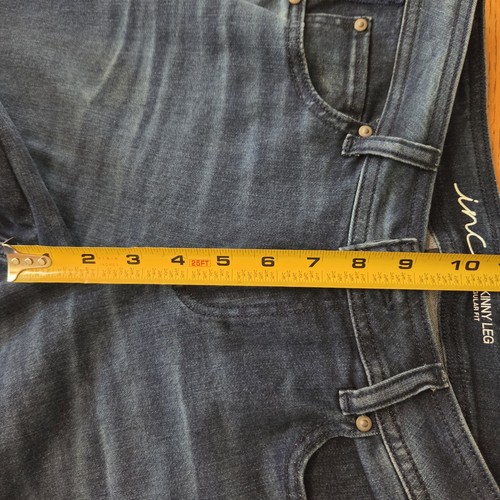 Inc Skinny Jean With Red Stripe And Frayed Hem. Size 6 - Picture 11 of 15