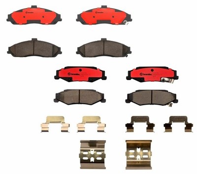 Brembo Front Rear Ceramic Brake Pad Set Kit For Cadillac XLR Chevrolet Corvette