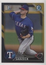 2016 Bowman Chrome Prospects Black & Gold Refractor Connor Sadzeck #BCP172 pz5