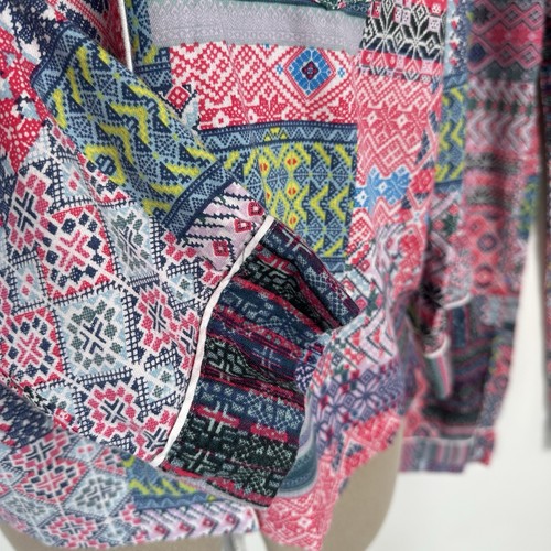 Victoria's Secret 2-teiliges Pyjama Set Damen XS rosa Patchwork Americana Country - Bild 5 von 12