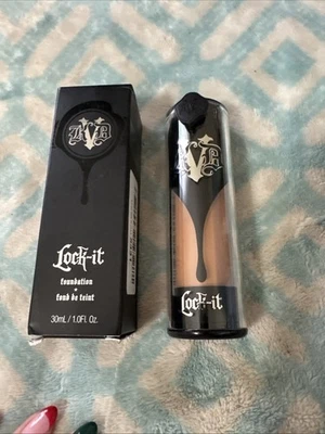 Kat Von D Lock It Foundation 24-Hour Full Coverage Medium Warm 65 NIB* 1 Oz
