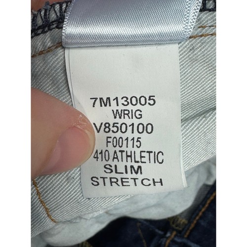 Lucky Brand Men's 410 Athletic Slim Fit Blue Denim Jeans - Size 38x30 - Picture 7 of 7