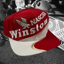 Vintage 90 s NASCAR Winston Cup Series OFFICIAL Snapback Hat Deadstock
