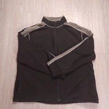 Kuhl Alpaca Fleece Men XXL Brown Full Zip Hiking Jacket Sweater Outdoor