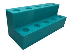 Teal Marble Display - For 5/8" - .72" Marbles - Lot 7374