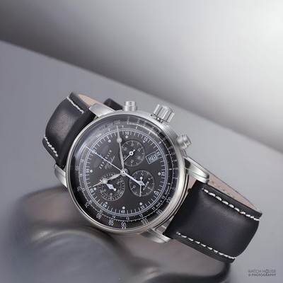 Zeppelin 100 Jahre Chronograph Herrenuhr 7680-2 Anthrazit