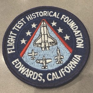 Flight Test Historical Foundation Patch Edwards AFB Shuttle Era 3.5β
