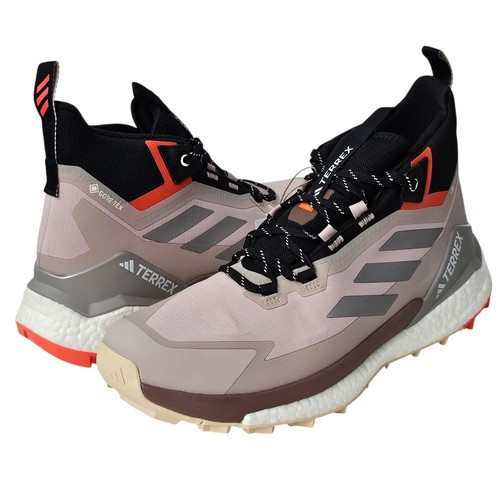 Adidas (Men's 12) Terrex Gore-Tex Free Hiker 2 Hiking Trail Shoes Brown - Picture 2 of 17