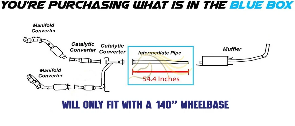 Stainless Steel Intermediate pipe fits: 05-15 Toyota Tacoma 4.0L 140" Wheelbase - Image 3 of 4