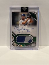 2025 Topps Transcendent Collection Clayton Kershaw PCA-CK 1/5 Patch Auto Dodgers