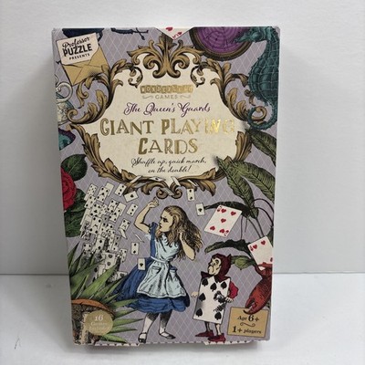 Professor PUZZLE The Queen s Guard Giant Playing Cards - Alice in Wonderland 