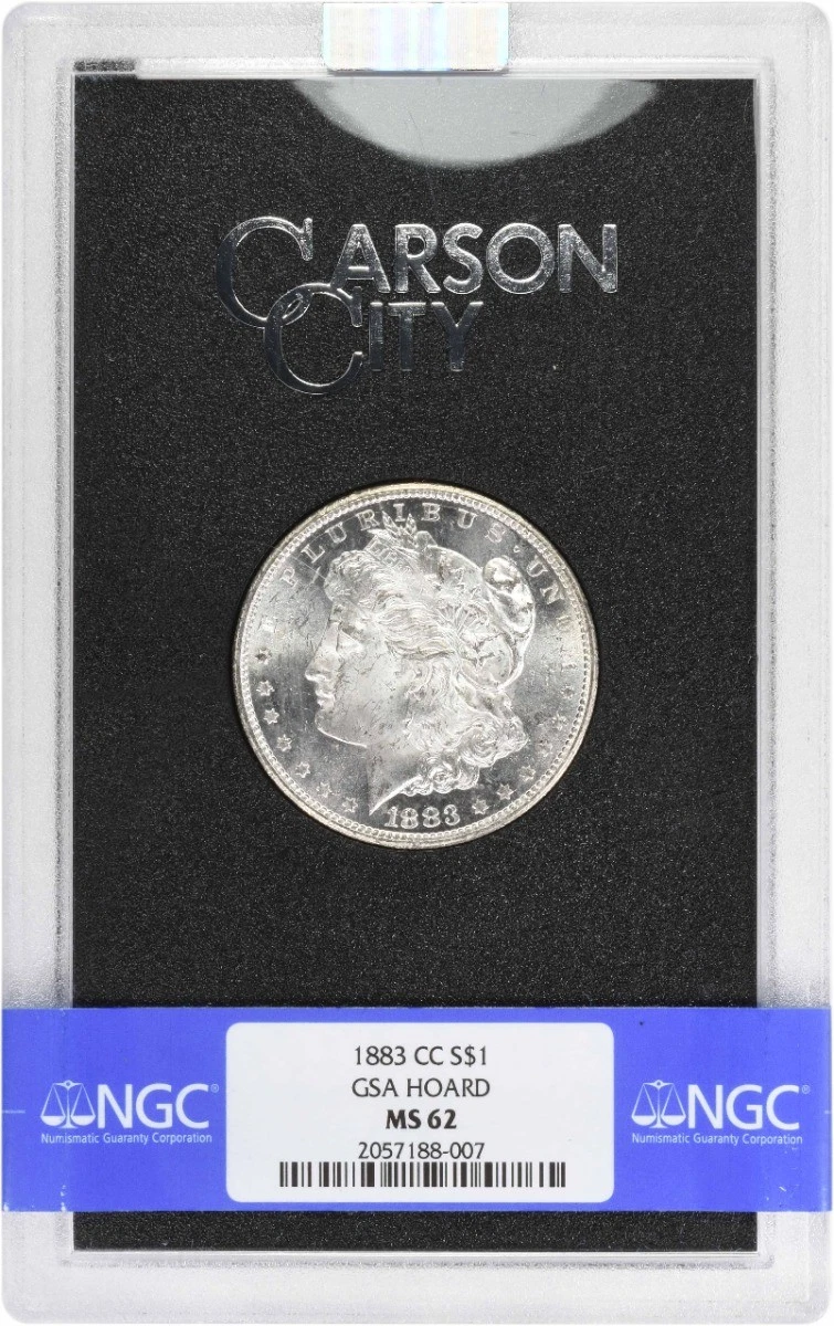 Carson City Grade MS 62 1883 Year Morgan US Dollars (1878-1921
