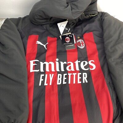 Puma AC Milan Reversible Half Zip Jacket Mens Size S Casual Athletic  Outerwear | eBay