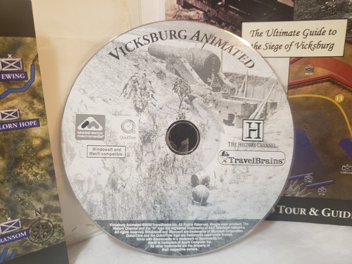 Vicksburg Expedition Guide Computer CD-Rom History Channel 1 CD-Rom & 2 CDs 2003 - Foto 5 di 23