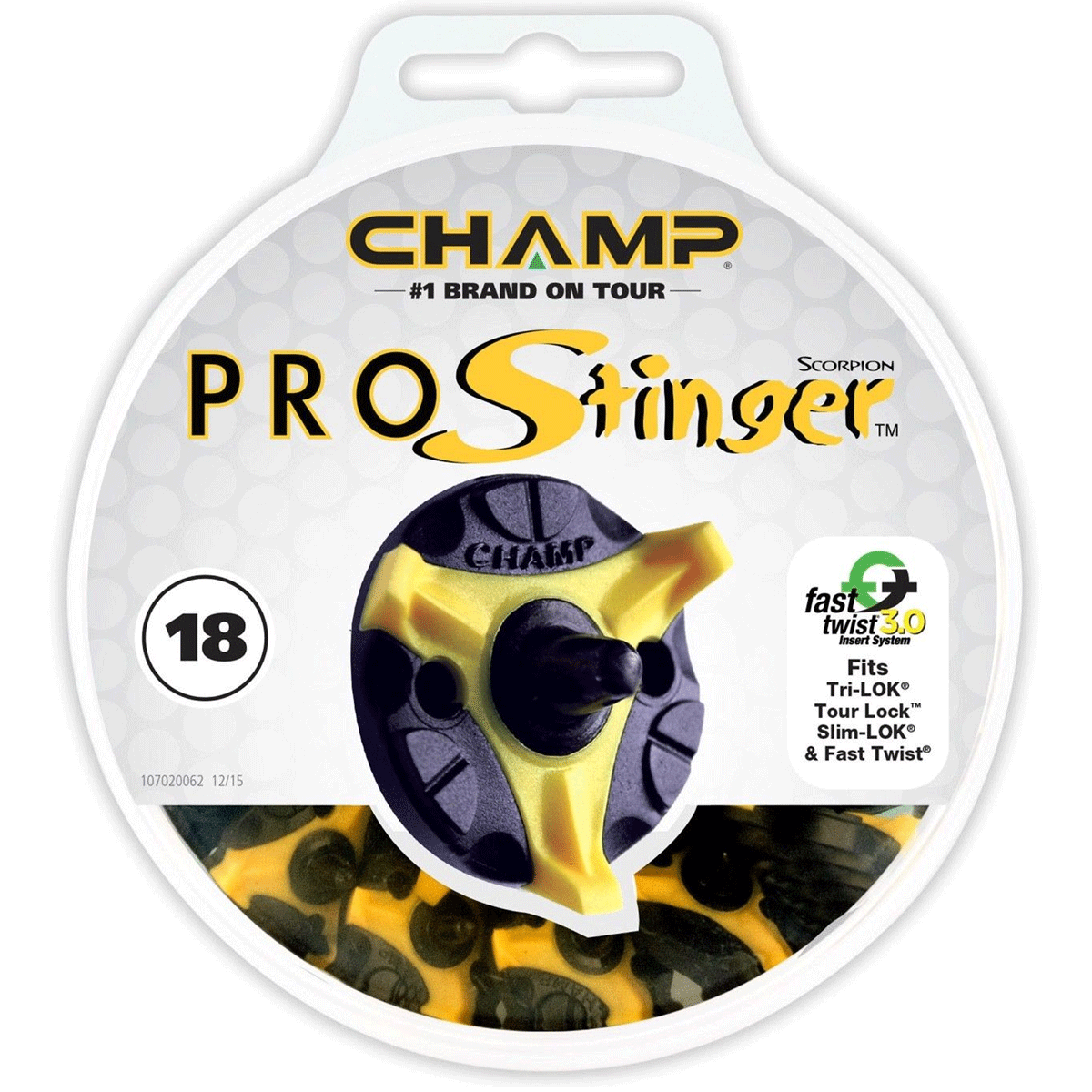 CHAMP STINGER PRO Fast Twist® 3.0 NIKE GOLF SPIKES / 18 PACK CHAMP STINGER PRO Fast Twist® 3.0 NIKE GOLF SPIKES / 18 PACK