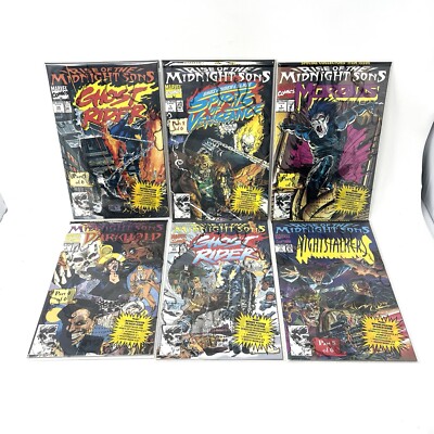 Ghost Rider Rise Of The Midnight Sons #1-6 Complete 1992 Half Sealed VGC READ