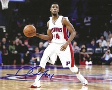 Signed  8x10 ISH SMITH Detroit Pistons  Autographed Photo w/COA