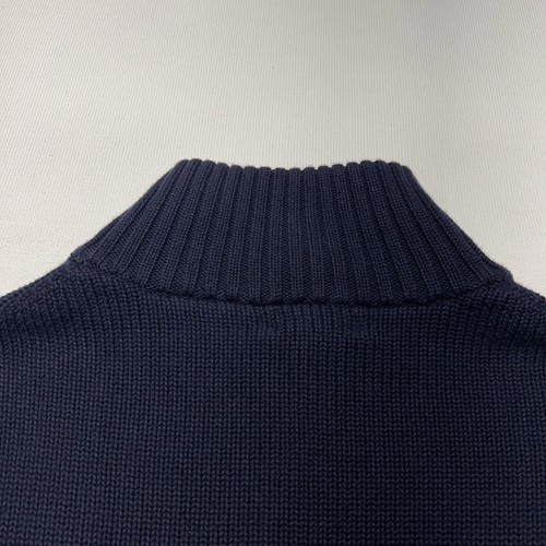 Polo Ralph Lauren 1/4 Zip Sweater Youth Large 16/18 Blue Navy Pullover Logo Knit - Picture 14 of 19