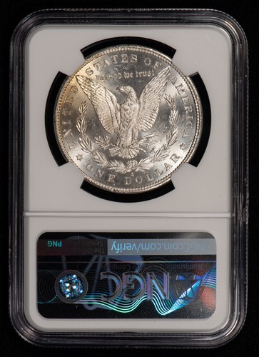 1881-S $1 Morgan Silver Dollar - PQ Proof-Like Obv - NGC MS 65 - SKU-B3067 - Picture 3 of 8