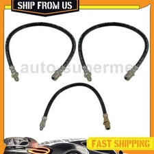 For International Harvester L151 1951-1952 Front Rear Kit Brake Hose Line 3PCS