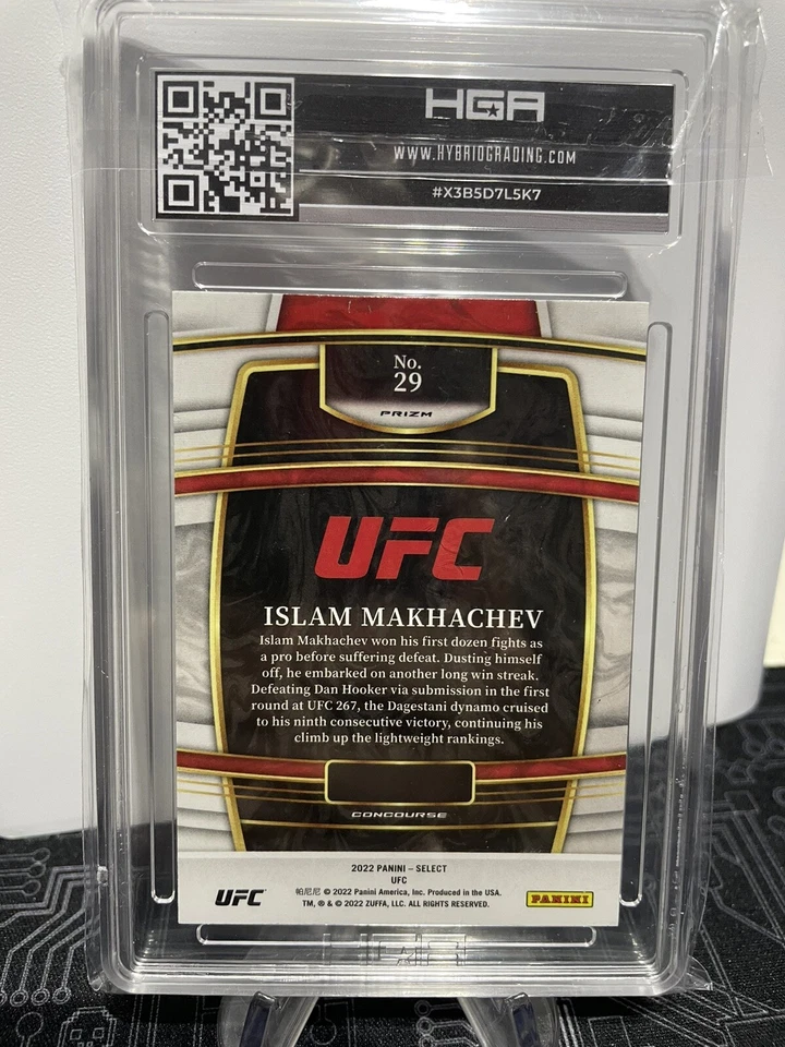 2022 Select #29 Islam Makhachev Concourse Blue Prizm HGA  9.5 🔥 - Image 2 of 2