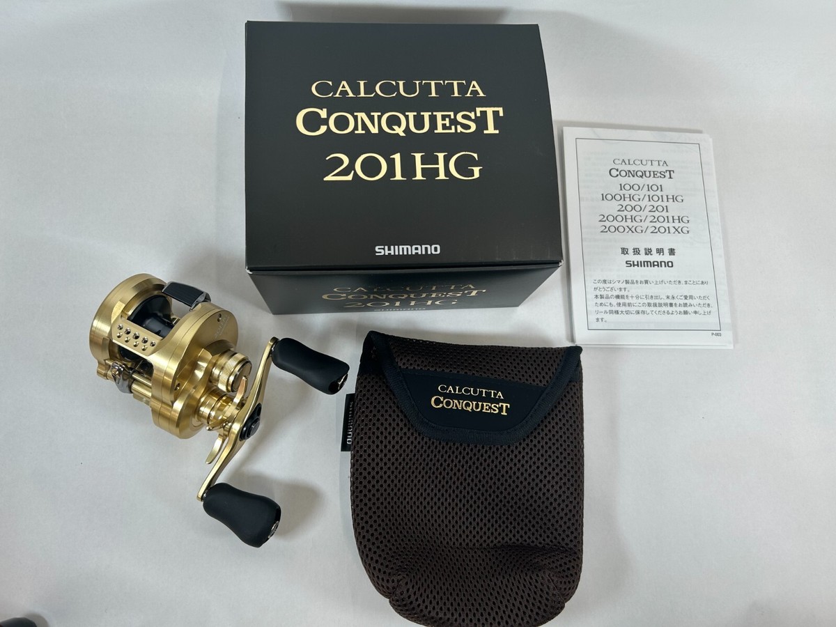 Shimano Calcutta Conquest 201HG Left Baitcast Reel for sale