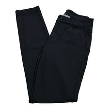 Athleta Ponte Knit Skinny Pants Women  s 6 Black Mid Rise Stretch Pockets