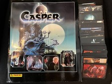 PANINI CASPER GHOST 1995 DISNEY COLLECTOR COMPLETE SET + EMPTY ALBUM COMPLETE
