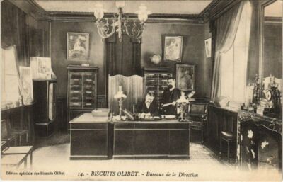 CPA PARIS (9e) BISCUITS ILOBET Bureaux de la Direction (561340)