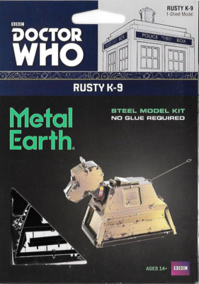 Fascinations Metal Earth - Doctor Who Rusty K-9 - 3D Laser Cut Steel Model Kit