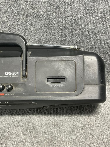 Sony CFS-204 Portable Stereo AM/FM Radio Cassette Recorder Boombox - 第 7/18 張圖片
