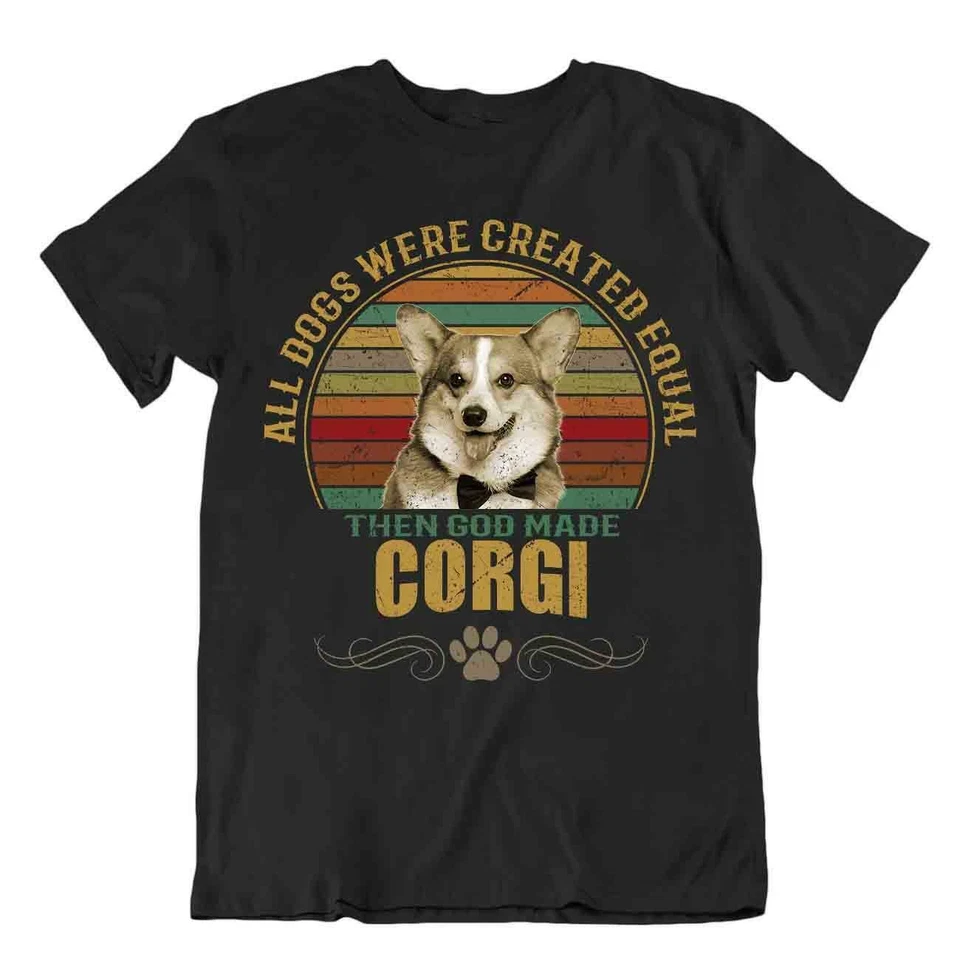 Corgi Chien T-Shirt Cool Cadeau Mignon CHEMISE Chiens Amoureux Des Animaux Ami