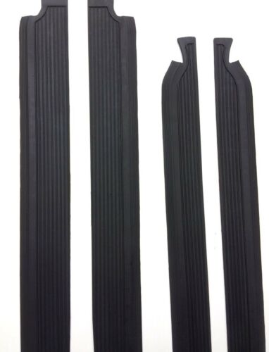 For Mercedes W108 SEL 300 SE Black Door Sill Rubber Mat Set 4 Pcs black - Picture 7 of 11